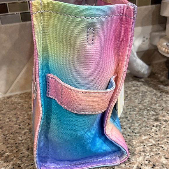 Marc Jacobs Pastel Rainbow Canvas Tote Bag - Picture 9 of 12